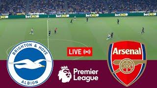 [LIVE] Brighton Hove Albion vs Arsenal Premier League 24/25 Full Match - Video Game Simulation