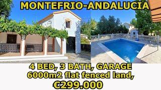 €249.000-4 BED 3 BATH DETACHED COUNTRY HOUSE FOR SALE IN MONTEFRIO-ANDALUCIA-SPAIN