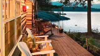 OFF GRID CABIN LIFE On A Wilderness Island in Canada | Food Storage & Open Fire Meal // EFRT S7 EP41