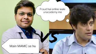 Dr sk singh vs Dr amit gupta unacademy rivalry. fraud teacher on unacademy.Neet 2021 latest news