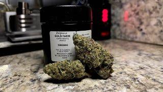 California Gold Farm Subzero strain, THCa Flower Review!