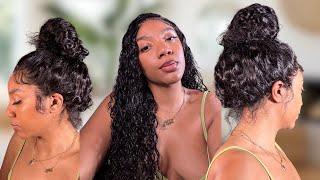 HOW TO SECURE 360 WIG WITHOUT USING ANY GLUE ft HERMOSA WIGS