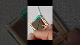 Square Mirror Work tutorial #viral #reels #trending #craft #viralreels