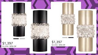 GLAM LIGHTED WALL SCONCE | DOLLAR TREE HIGH END DIY | WAYFAIR & ZGALLERIE DUPES | HOME DECOR IDEAS