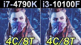 i7-4790K (4.6GHz) Vs. i3-10100F | RTX 3080 and RTX 2060 Super | 29 Games Benchmarks