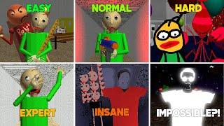 9 Mods Different Bossfight In Baldi's Basics With Health Bars!