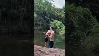 Hiking in O'ahu, Hawai'i! Family Vlog #shorts #hawaii #hiking #hike #kahana #vlog