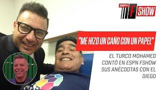 El Turco Mohamed y sus anécdotas con #Maradona": "Me hizo un caño con un papel higiénico"