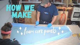 Step 45: Making Divinycell H80 Foam Core Panels & Peel Ply, Our Tips & Tricks without vacuum bagging