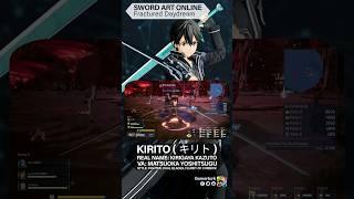 『SAOFD』Kirito in Sword Art Online Fractured Daydream! #anime #swordartonline #SAOFD