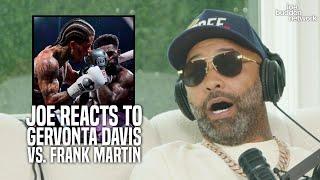 Joe Budden Reacts To Gervonta Davis vs. Frank Martin