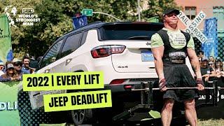 EVERY LIFT | Jeep Deadlift | 2022 SBD World's Strongest Man