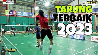 KOK ENAK YA LIHAT SMASH NYA ? Pertarungan Terseru 2023 Semua Main Total di Tarung Bebas Badminton