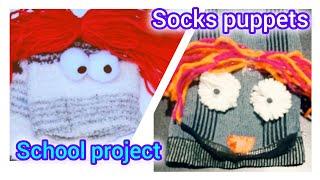 Socks Puppet Easy Way To Make Socks Puppet Ghar Pe Banaye Creative  socks Puppet For School Project