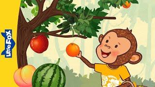 Greedy Monkey + Is It a Vegetable? | Apple, Banana, Strawberry | Learn to Read Kindergarten