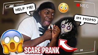 MOMO SCARE PRANK ON HUSBAND | Kyerra & Quint Tv