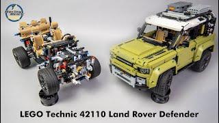 LEGO Technic 42110 Land Rover Defender Unboxing, Speed Build und ausführliche Bewertung [en video]