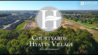 The Courtyards of Hyatts Village in Powell, OH | Drone Video of Epcon Communities