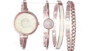 Anne Klein Rose Gold Ladies Watch & Bracelet Set - AK1470RGST