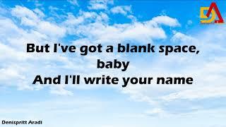 Blank space(Lyrics) - Taylor Swift  #lyrics #taylorswift