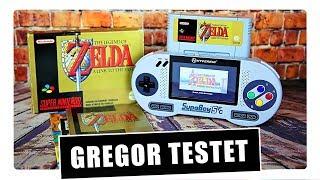 Gregor testet Supaboy SFC, das Super Nintendo-Handheld für Unterwegs (Review / Test)