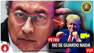 EN VIVO PETRO NO SE GUARDO NADA LE DIJO DE TODO A TRUMP | 