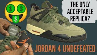 REAL SNEAKER TALK | JORDAN 4 UNDEFEATED | THE $30,000 SHOE | IS THERE ANY REP THAT IS OKAY?