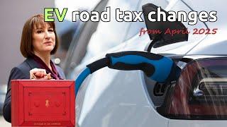 UK road tax rates from April 2025 and how it affects electric vehicles (and ICE buyers too)