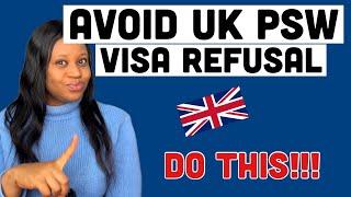 Why You May Not Get The UK Post Study Work Visa And How To Avoid It.