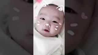 육아피로가 싹 사라지는 아기천사 미소~#신생아#아기미소#육아
