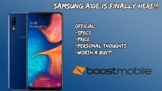 Samsung A10e Now on Boost Mobile Official Specs and Price