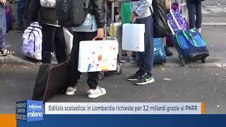 Edilizia scolastica: in Lombardia richieste per 3,2 miliardi grazie al PNRR