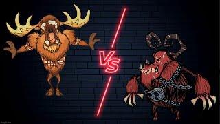 Woodie moose VS Klaus boss fight (Reworked)