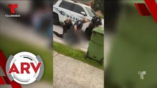 Revelan video de policía de Florida usando su rodilla durante arresto | Al Rojo Vivo | Telemundo