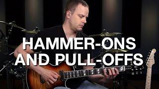 Legato Hammer-Ons and Pull-Offs - Lead Guitar Lesson #8