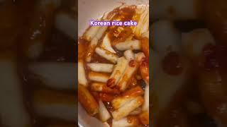 #korean  spicy stir-fried rice cake with noodles #viral  #shorts