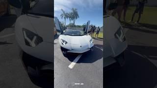 The amazing sound of the Lambo Aventador #lamborghini