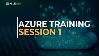 AZURE BASIC TRAININGS SESSION 1