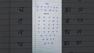 Hindi varnamala - swar,vyanjan #ytshorts #ytshortsvideos