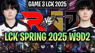KT vs GEN GAME 3 LCK SPRING 2025 W9D2 | KT ROLSTER vs GENG G3 LCK 2025