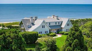 $95,000,000! An exceptional East Hampton estate directly on the ocean