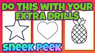 Here's What You Can Do With Your EXTRA DRILLS  |  SNEEK PEEK - Colouring Canvses