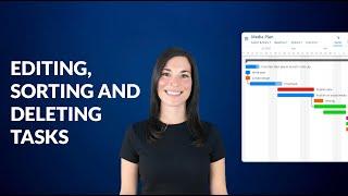Editing, Sorting and Deleting Tasks | Instagantt