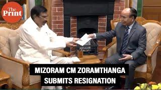 Mizoram election results: CM Zoramthanga submits resignation, MNF loses assembly elections