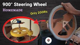 900 degree Steering wheel using Arduino Unojoy | Upgrading 270⁰ steering wheel to 900⁰ [In ENGLISH]