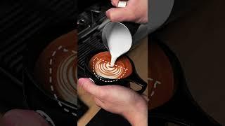 Latte art tutorial - Rosetta 