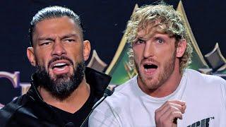 Roman Reigns vs. Logan Paul • FULL PRESS CONFERENCE • WWE Announcement | Crown Jewel