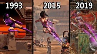 Evolution of Mileena's Tele-Kick (1993-2019)