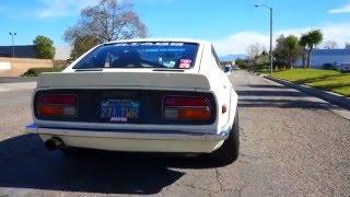 Insane Datsun 240z S30 take off acceleration | 320hp 3.0L | 0-60