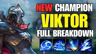 *NEW* CHAMPION VIKTOR - Full Gameplay, Build, Ability Breakdown